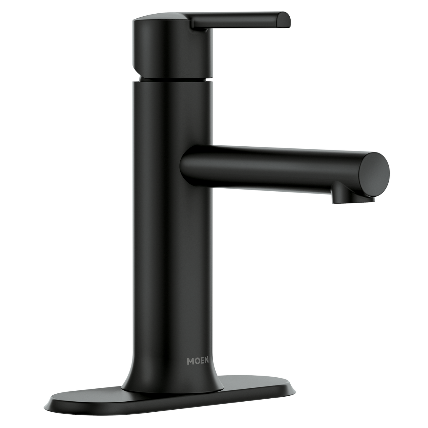 Moen 84770BL Arlys Matte Black Single-Handle Low Arc Bathroom Faucet