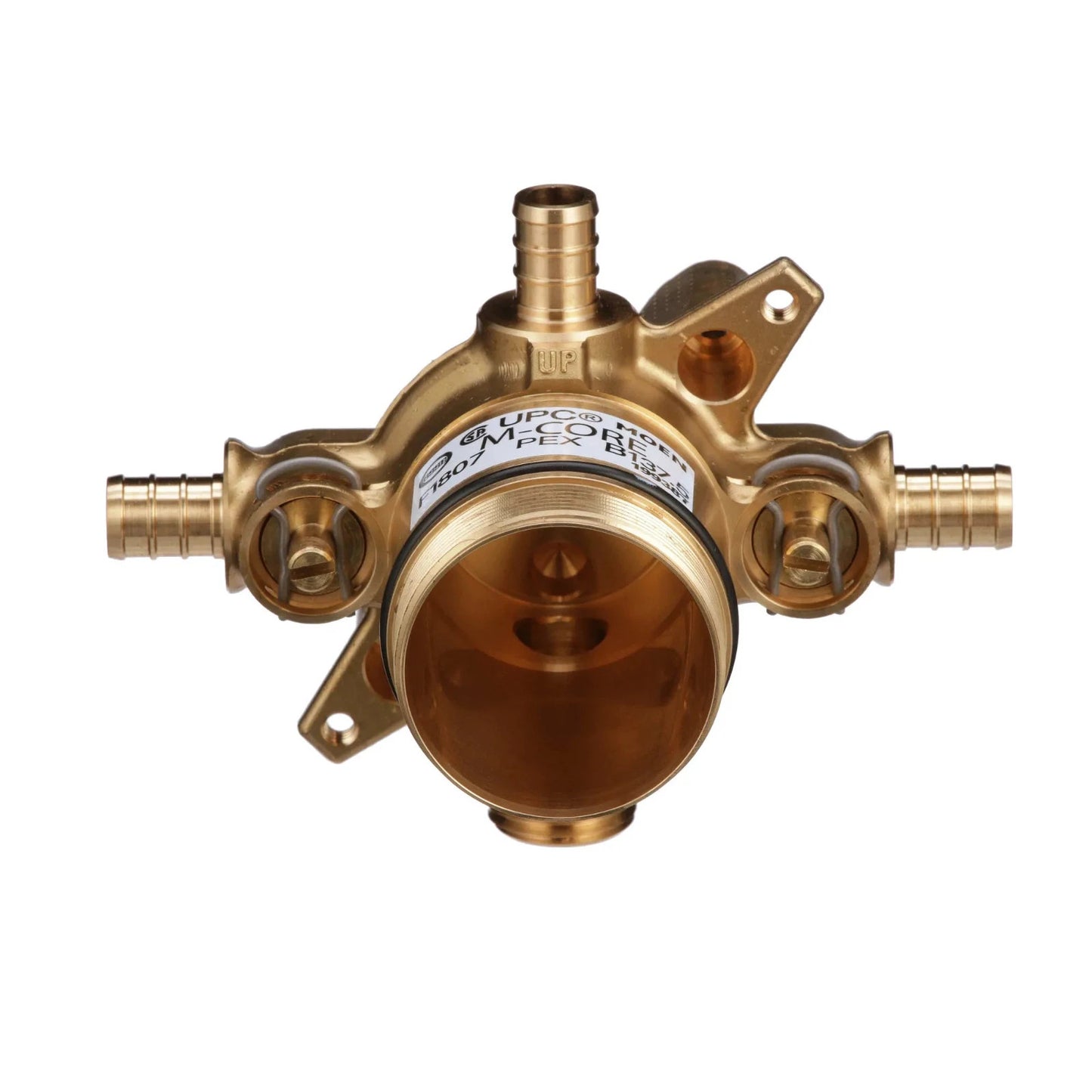 Moen U140XS M-CORE 4 Port Shower Valve 1/2 Crimp Ring PEX With Stops New