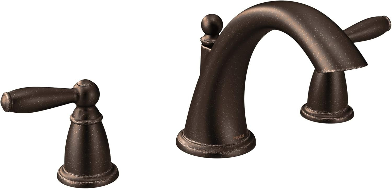 Moen T4943ORB Brantford Oil Rubbed Bronze Roman Tub Faucet 2 Handle Trim New