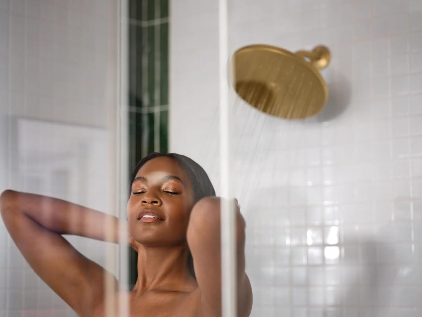 Moen S112BG Rainshower Head 10 Inch Round Spray Brushed Gold Immersion New