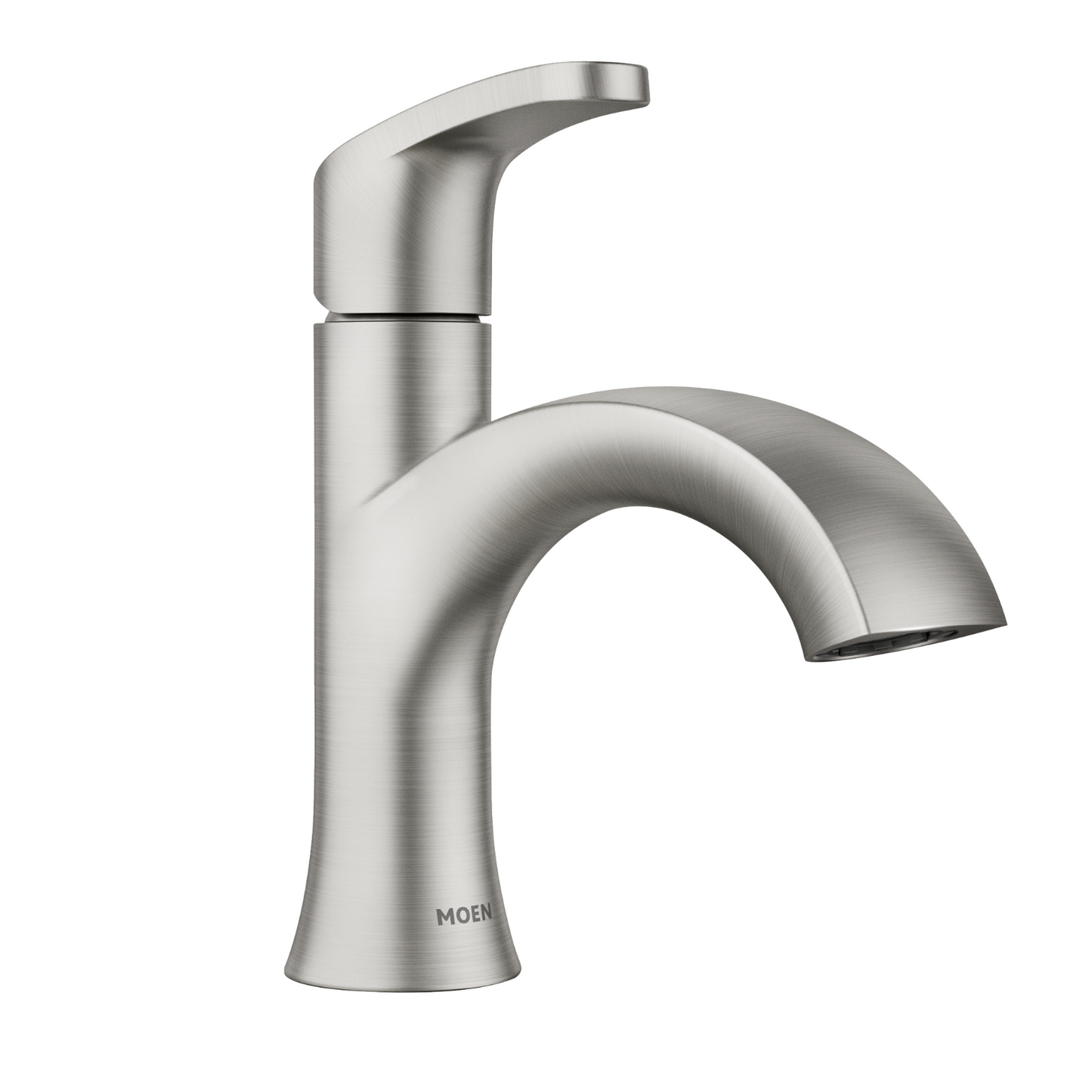 Moen 84346SRN Karis Spot Resist Brushed Nickel Single-Handle High Fauc Bathroom