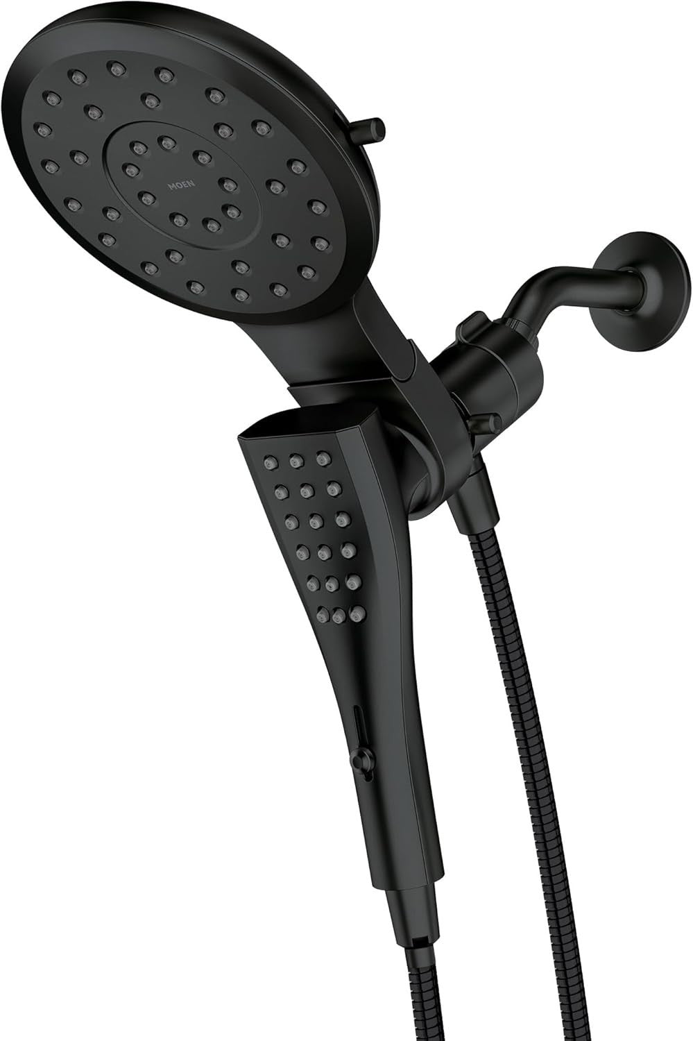 Moen 220C3BL Verso Combination Shower Head Matte Black Magnetix Handheld New