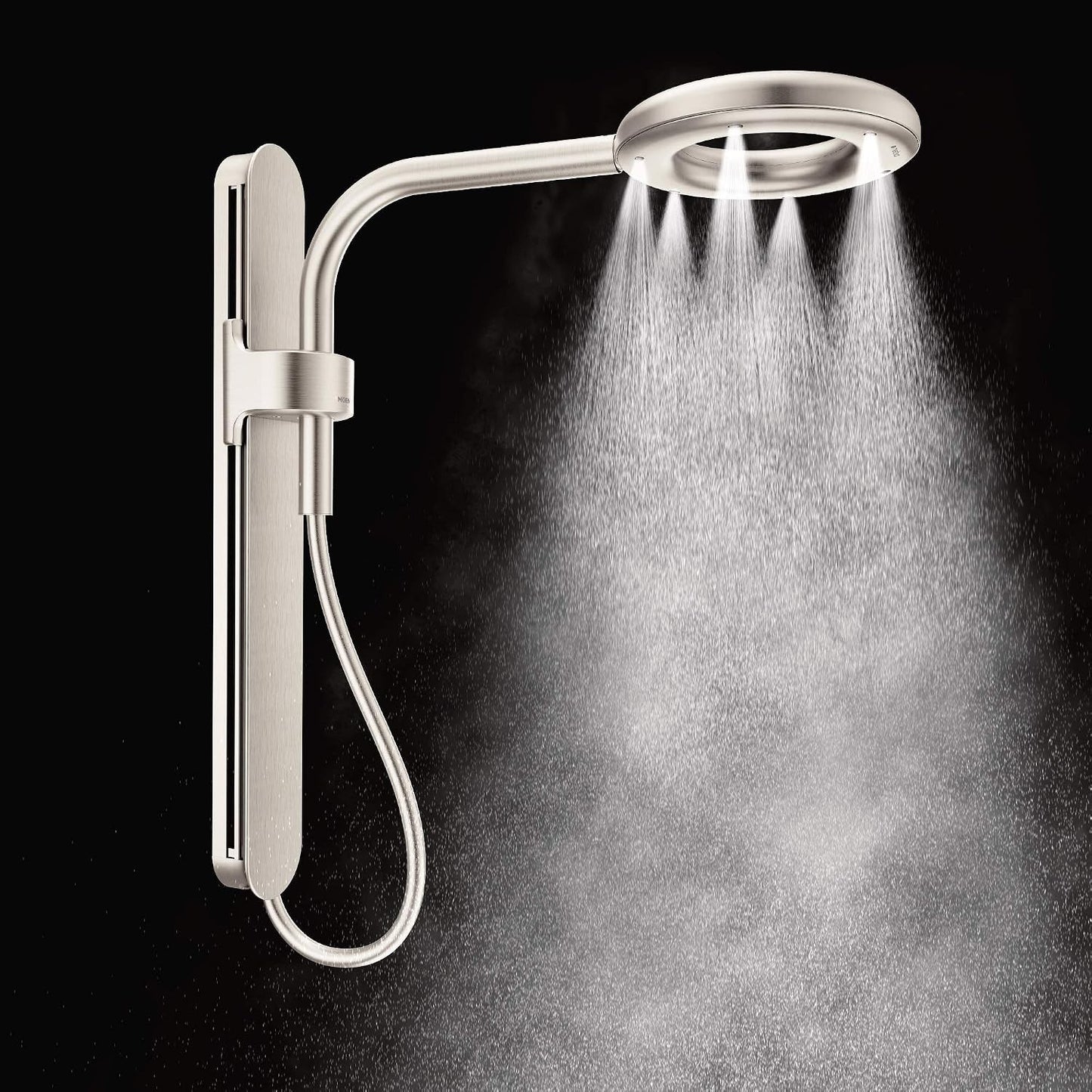 Moen N207R0SRN Spa Rainshower Head Spot Resist Brushed Nickel Spa Shower New