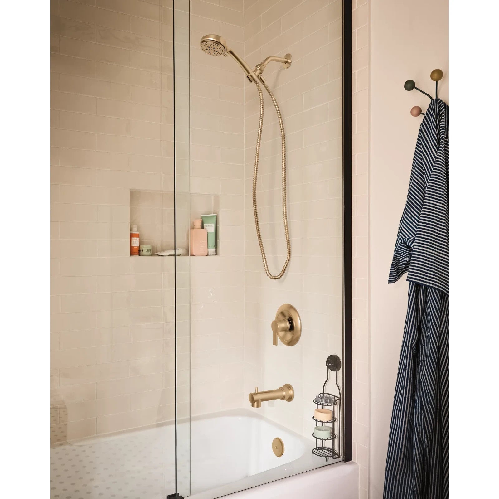 Moen Meena 82618BZG Bronzed Gold Posi-Temp Tub Shower Faucet