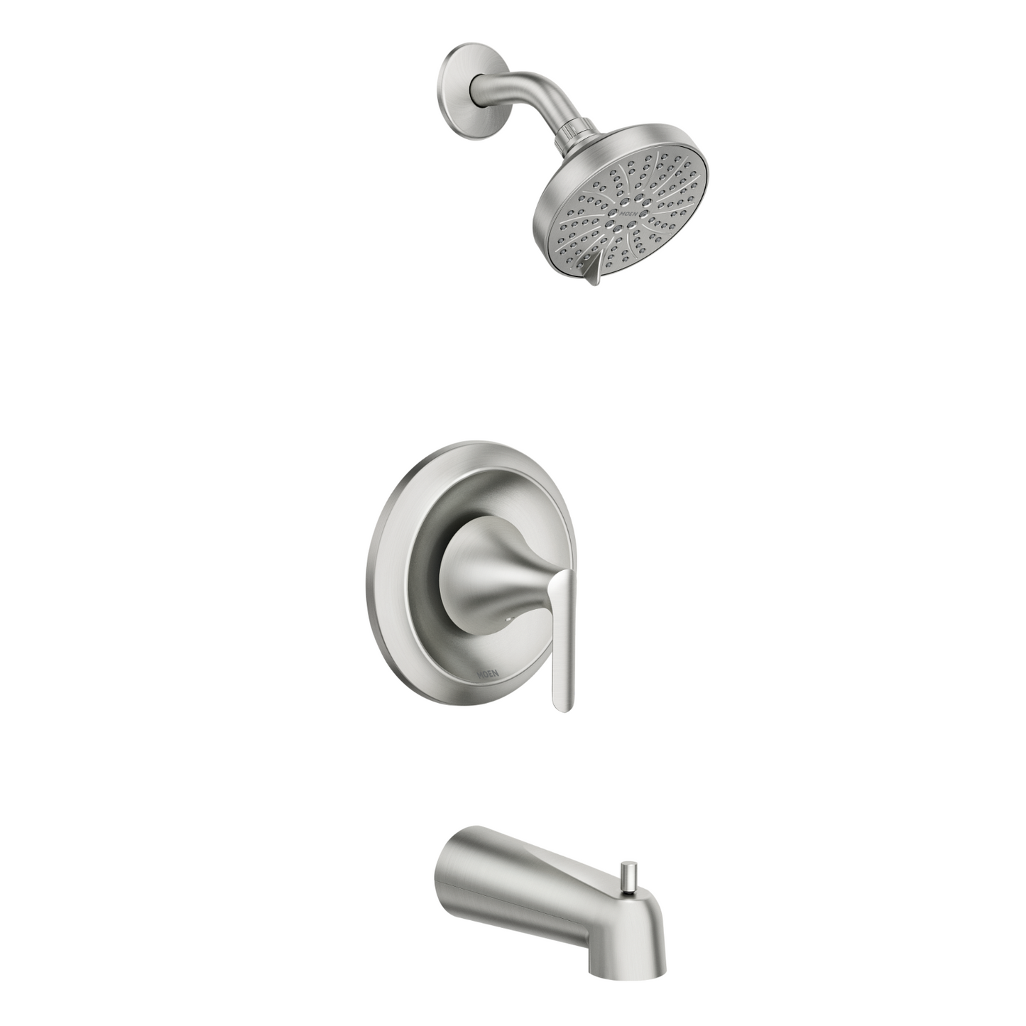 Moen Findlay 82518SRN Spot Resist Brushed Nickel Posi-Temp Tub Shower Faucet