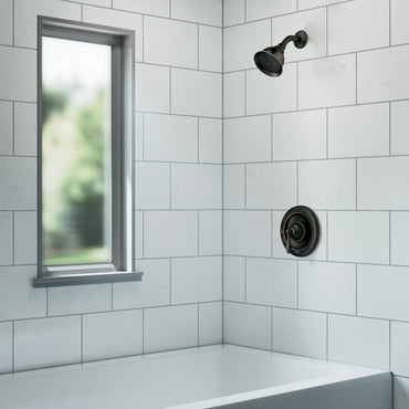 Moen 82495EPBRB Caldwell Shower Faucet Set Mediterranean Bronze Posi-Temp New