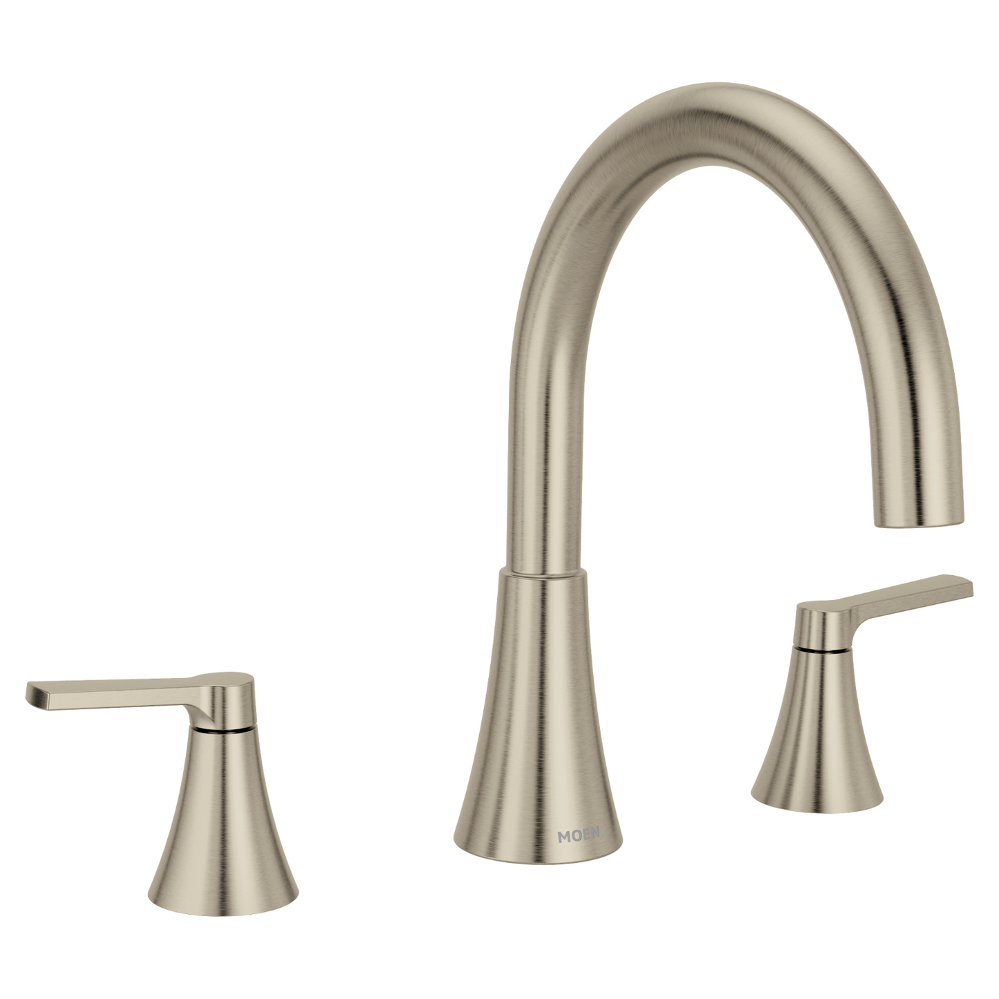 Moen T430BN Jase Roman Tub Faucet Brushed Nickel 2 Handle Non Diverter Trim New