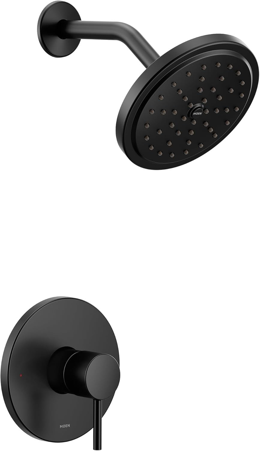 Moen UT3292BL Align Shower Trim Kit M-CORE Matte Black Rainshower Head New