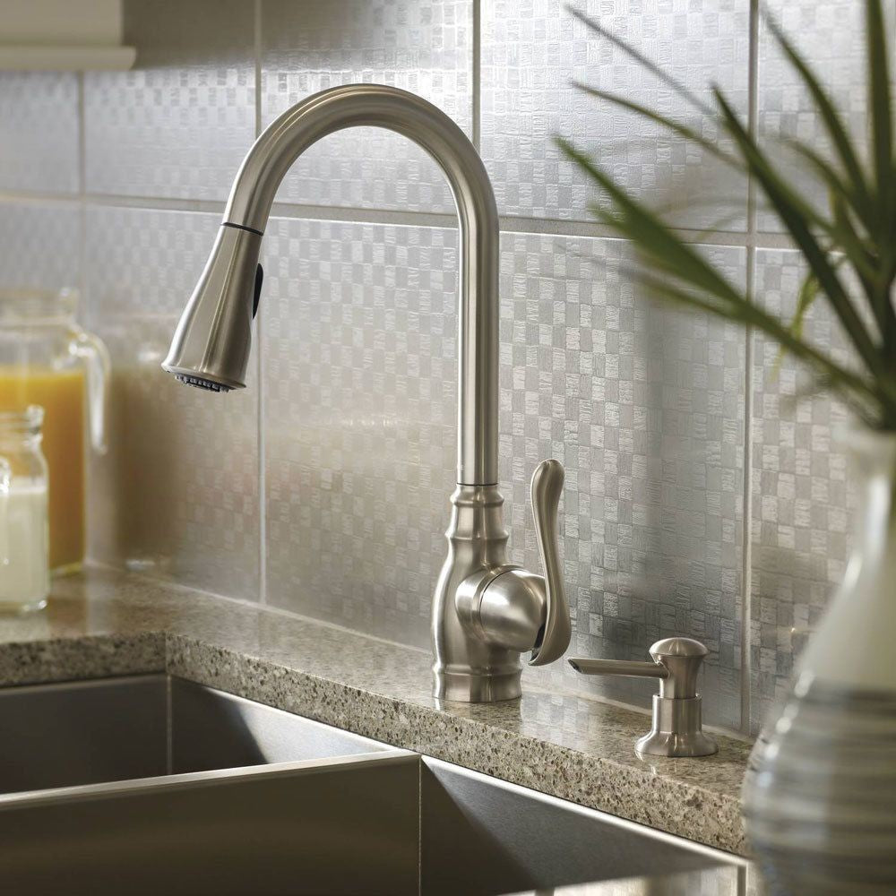 Moen CA87003SRS Anabelle Kitchen Faucet Spot Resist Stainless Pulldown New