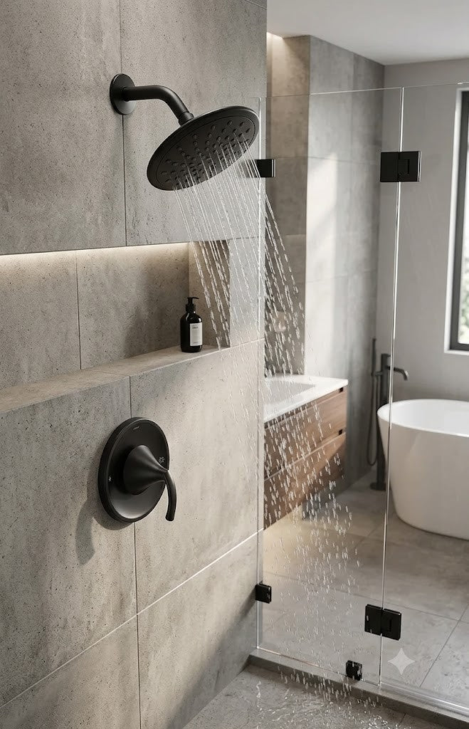 Moen T2842EPBL Glyde with Eco-Performance Rainshower Matte Black
