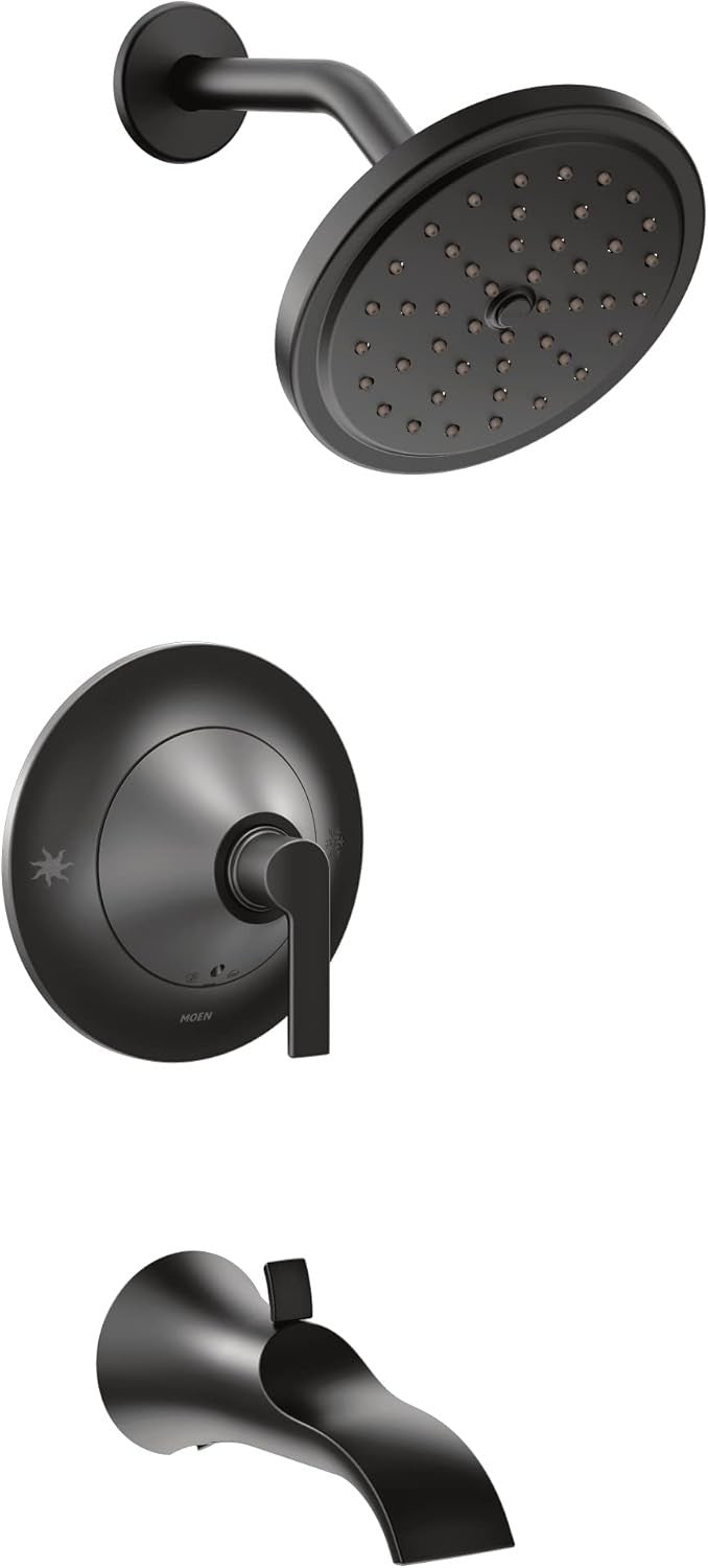 Moen TS2203EPBL Doux Posi-Temp Tub & Eco-Performance Shower Trim Kit