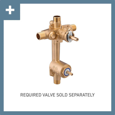 Moen T2690 Voss 3 Function Posi-Temp Pressure Balanced Valve Trim - Chrome