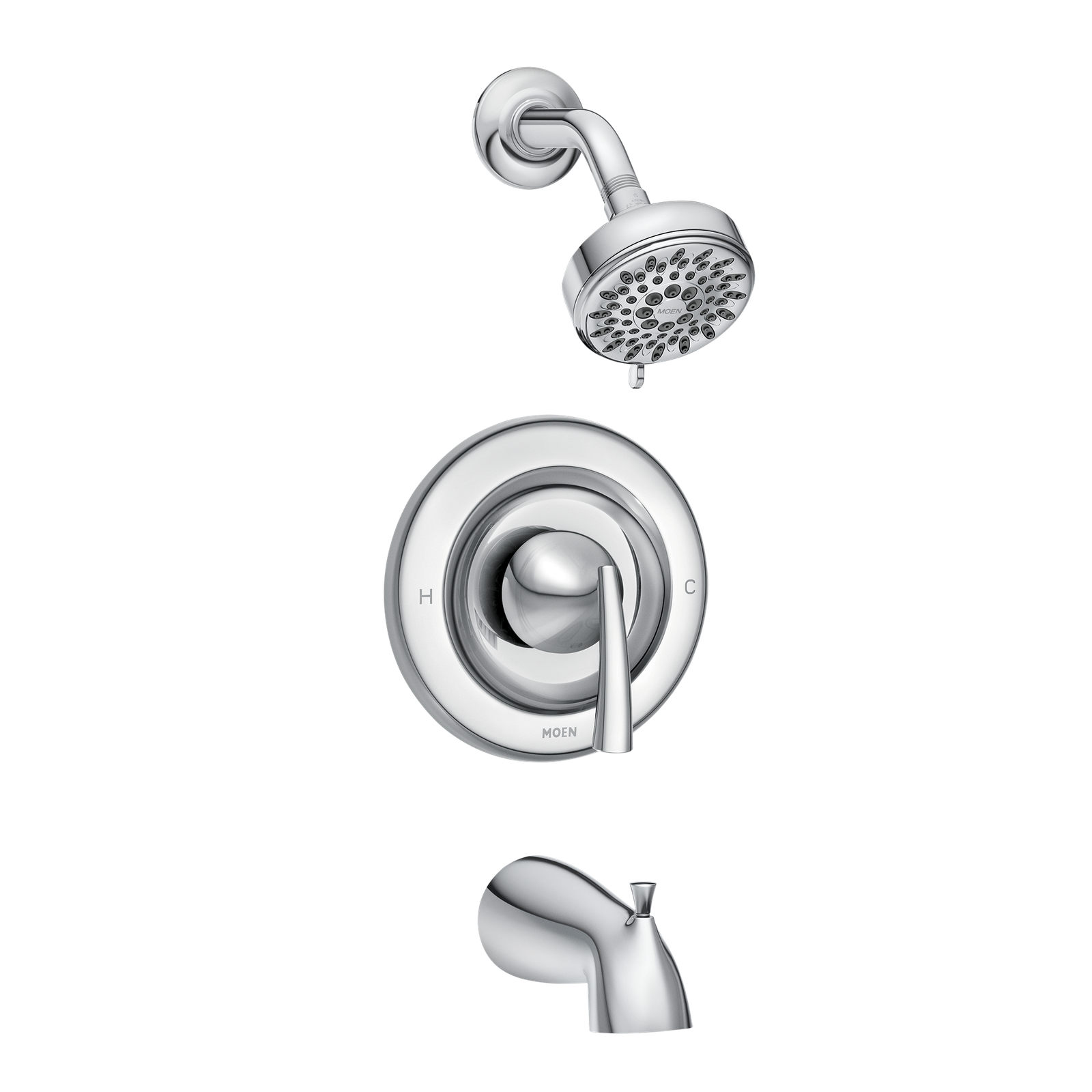 Moen  82330 Chrome Shower Faucet Transitional Spot Resist New