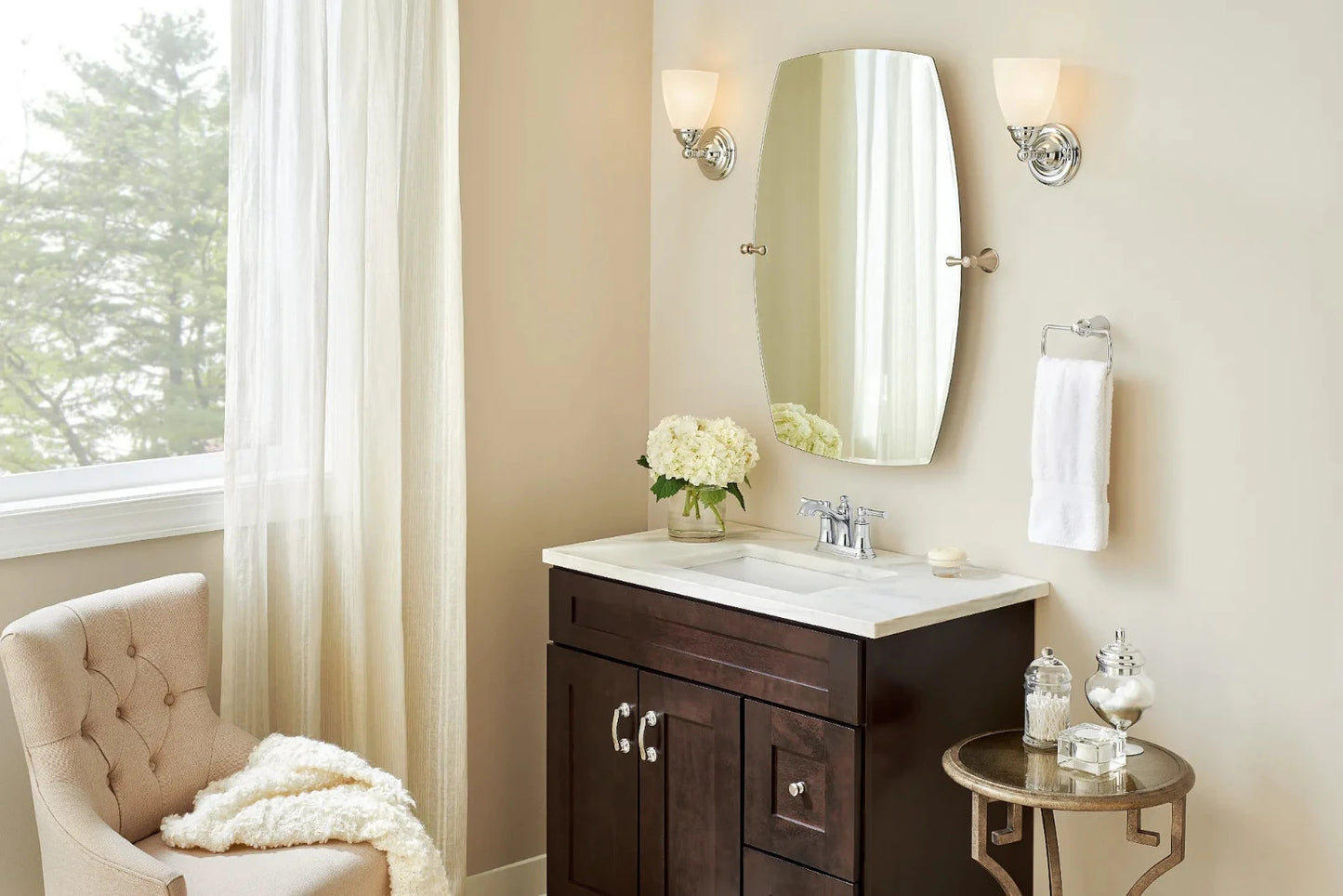 Moen 6802 Dartmoor Two-Handle High Arc Bathroom Faucet Chrome New