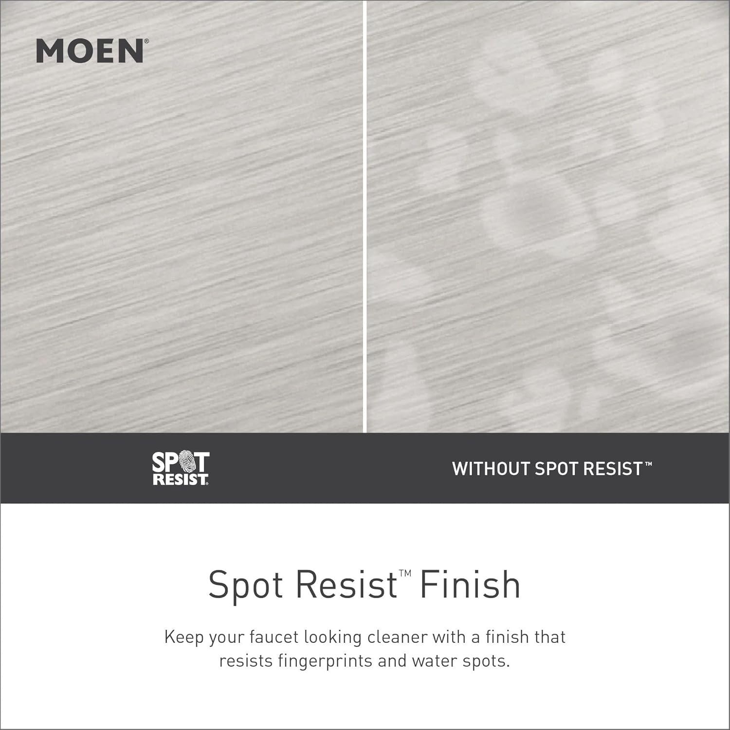 Moen WSL84502SRN Adler Spot Resist Brushed Nickel Single-Handle Bathroom Faucet