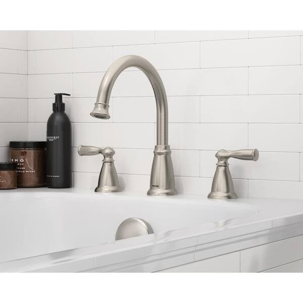 Moen 86924SRN Banbury Roman Tub Faucet Spot Resist Brushed Nickel 2 Handle New