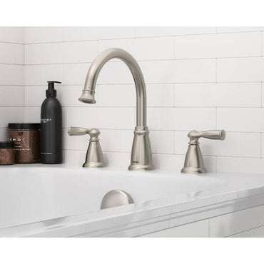 Moen 86924SRN Banbury Roman Tub Faucet Spot Resist Brushed Nickel 2 Handle New