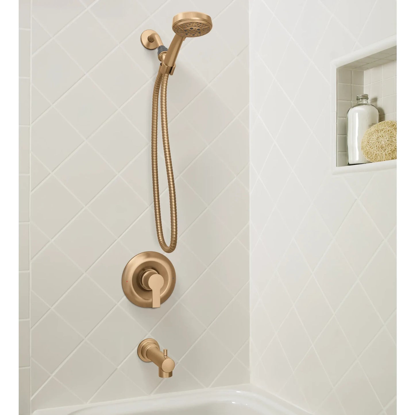 Moen Meena 82618BZG Bronzed Gold Posi-Temp Tub Shower Faucet