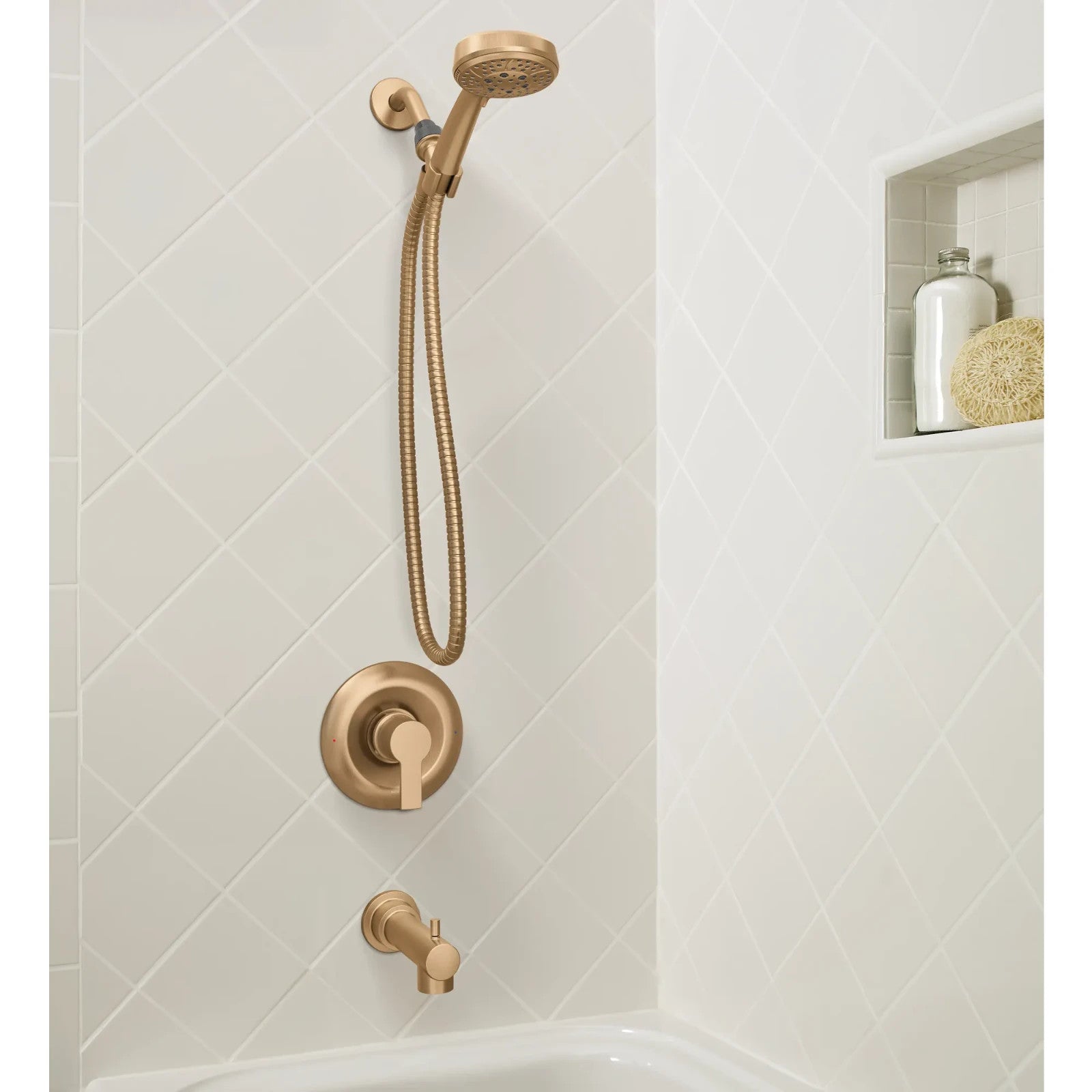 Moen Meena 82618BZG Bronzed Gold Posi-Temp Tub Shower Faucet
