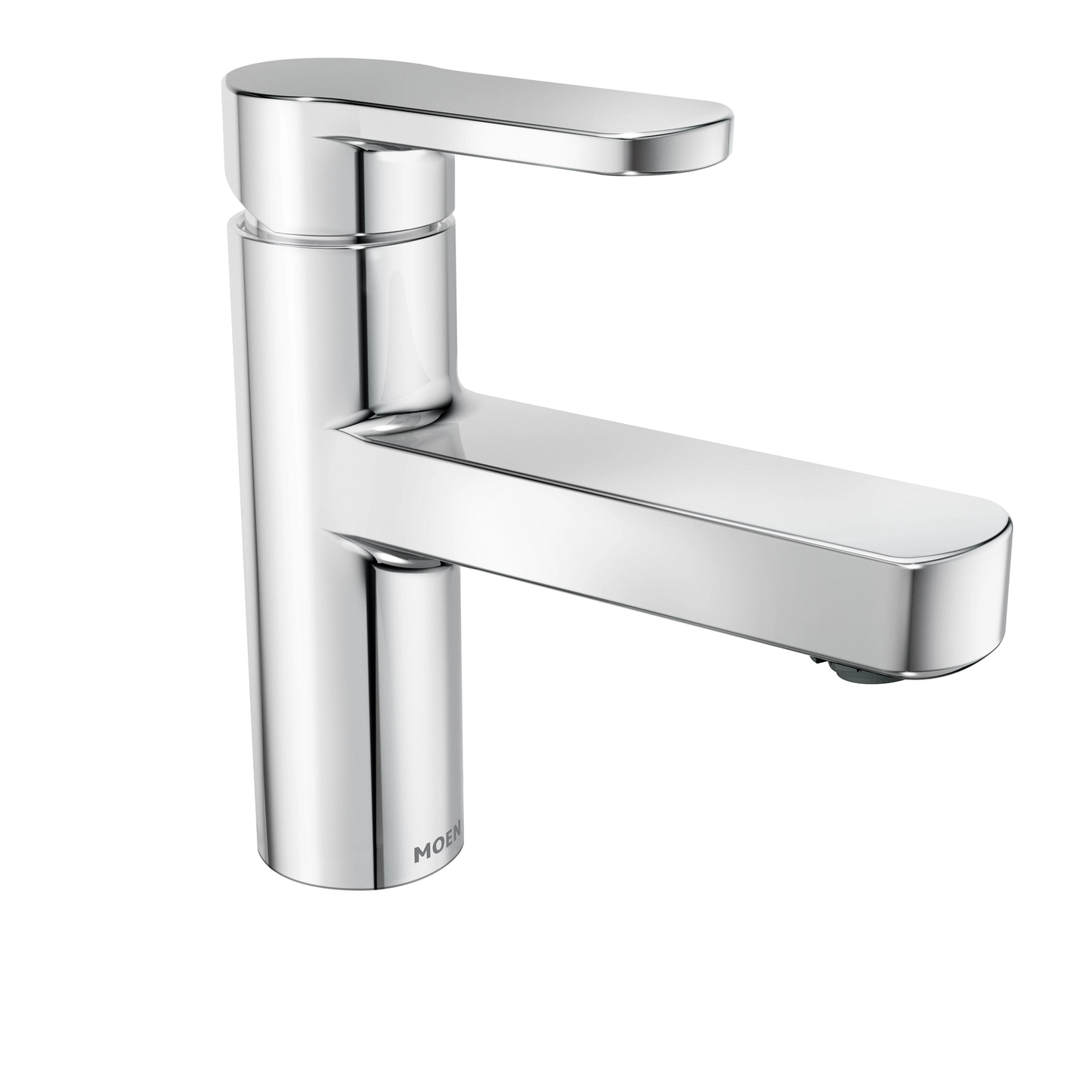 Moen Laris 84014 Chrome Bathroom Faucet Low Arc Single Handle New