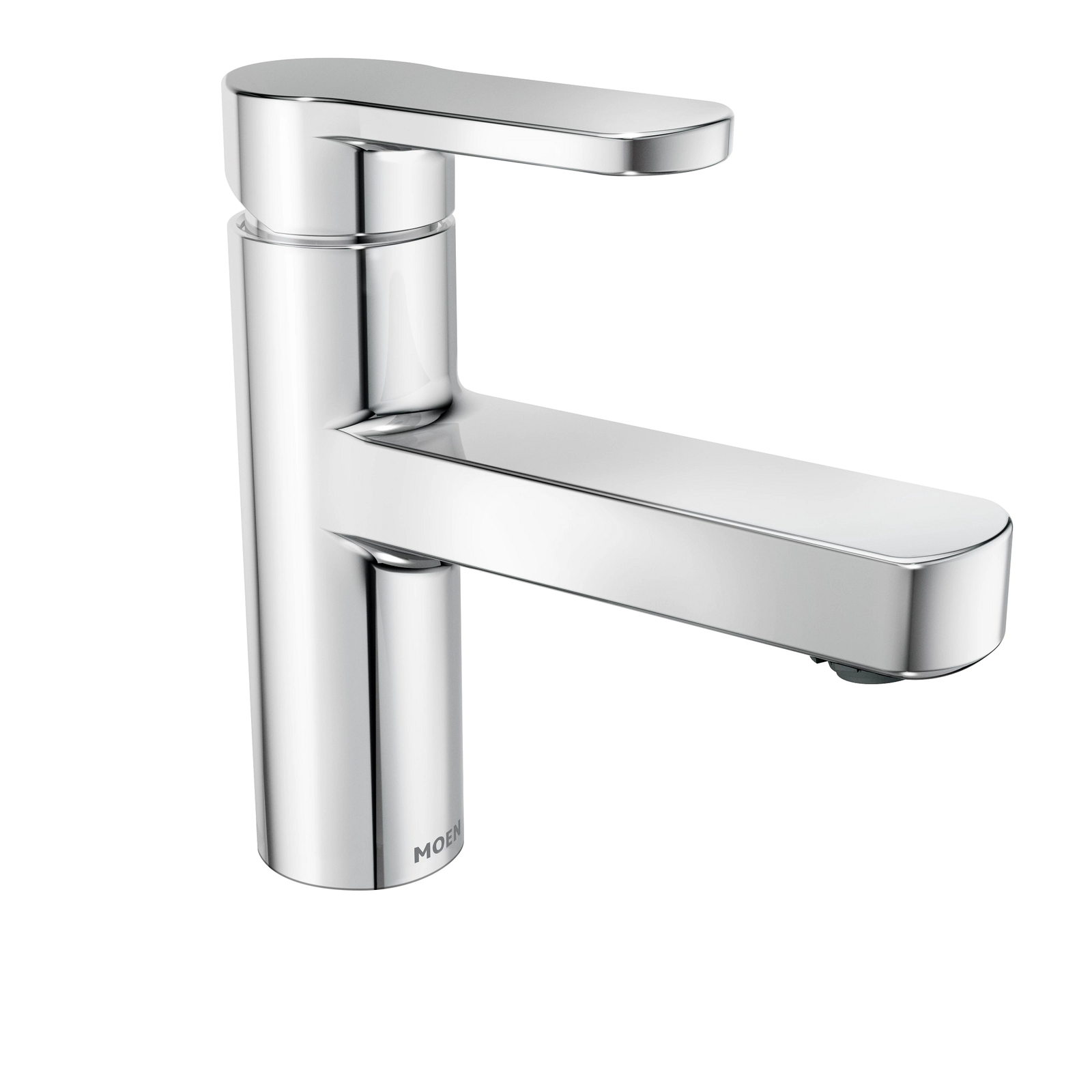 Moen Laris 84014 Chrome Bathroom Faucet Low Arc Single Handle New