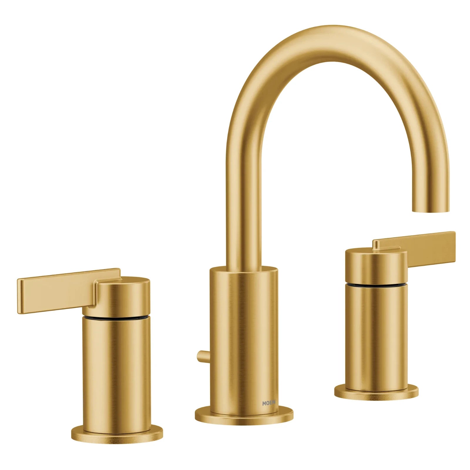 Moen TV6222BG Cia Brushed Gold Two-Handle High Arc Widespread Bathroom Faucet