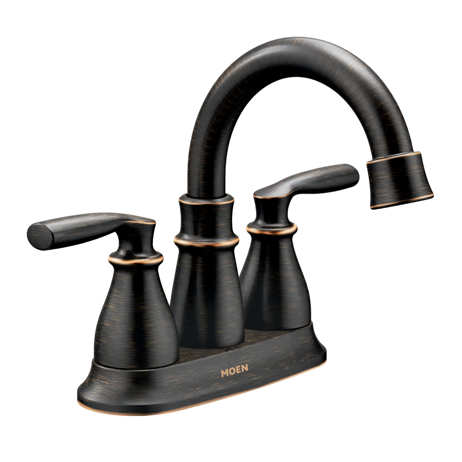 Moen Hilliard 84537BRB Mediterranean Bronze Two Handle Bathroom Faucet New