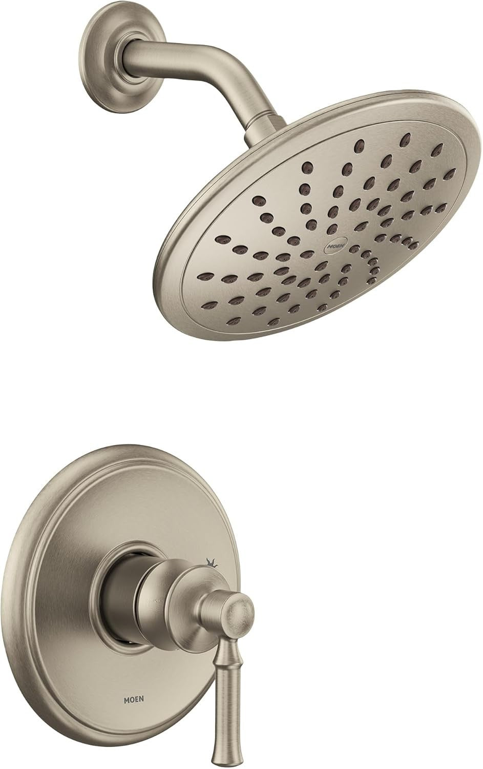 Moen UT2282EPBN Dartmoor Brushed Nickel M-CORE Shower Trim 8in Rainshower New