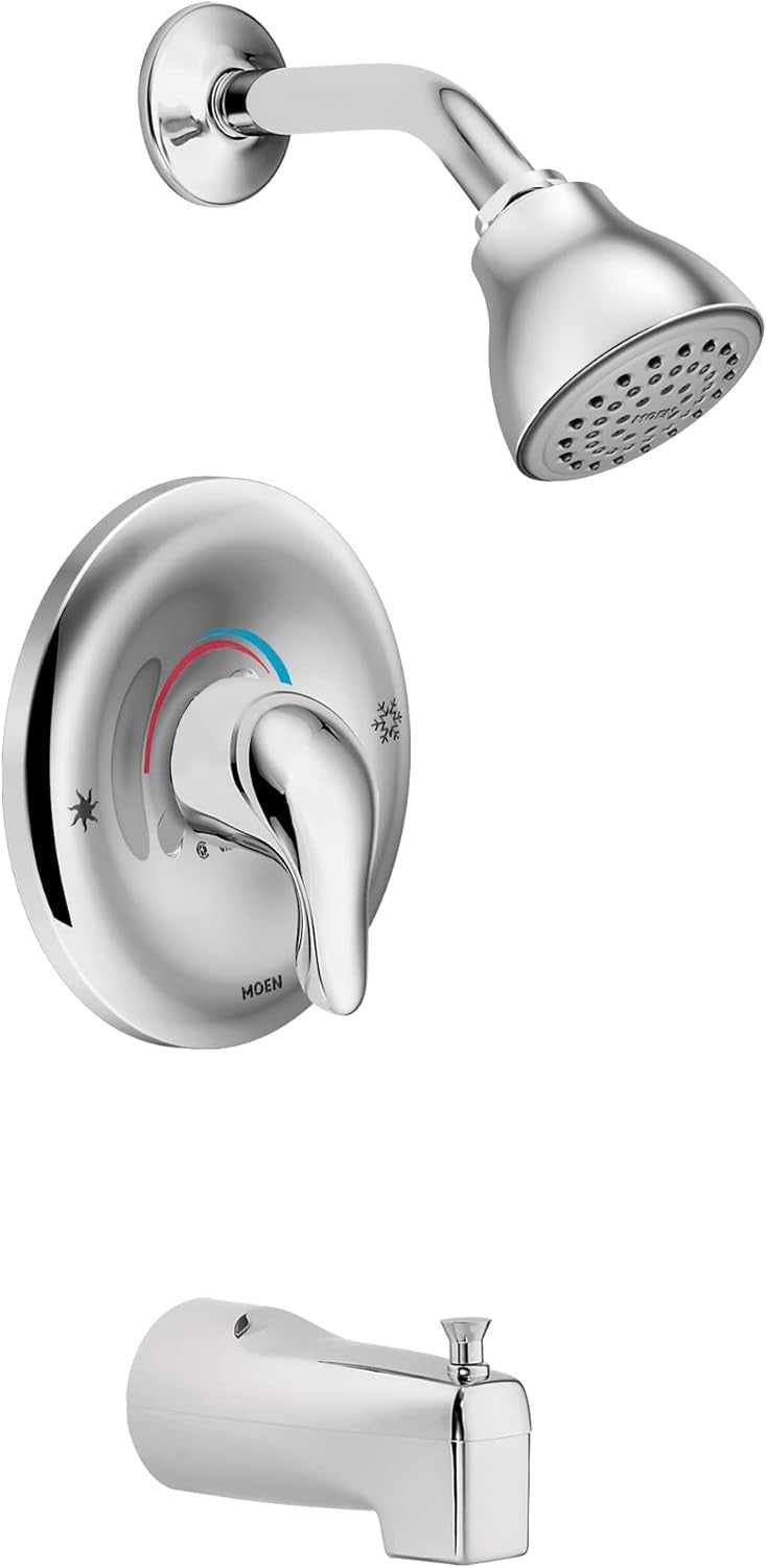 Moen L2352 Chateau Tub Shower Faucet Chrome PosiTemp Pressure Balance Valve