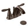 Moen 6610ORB Brantford Oil Rubbed Bronze Bathroom Faucet