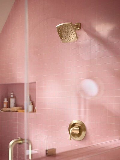Moen 82504BG Lindor Brushed Gold Tub Shower Trim Posi-Temp Lever Handle New
