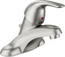 Moen WSL84502SRN Adler Spot Resist Brushed Nickel Single-Handle Bathroom Faucet