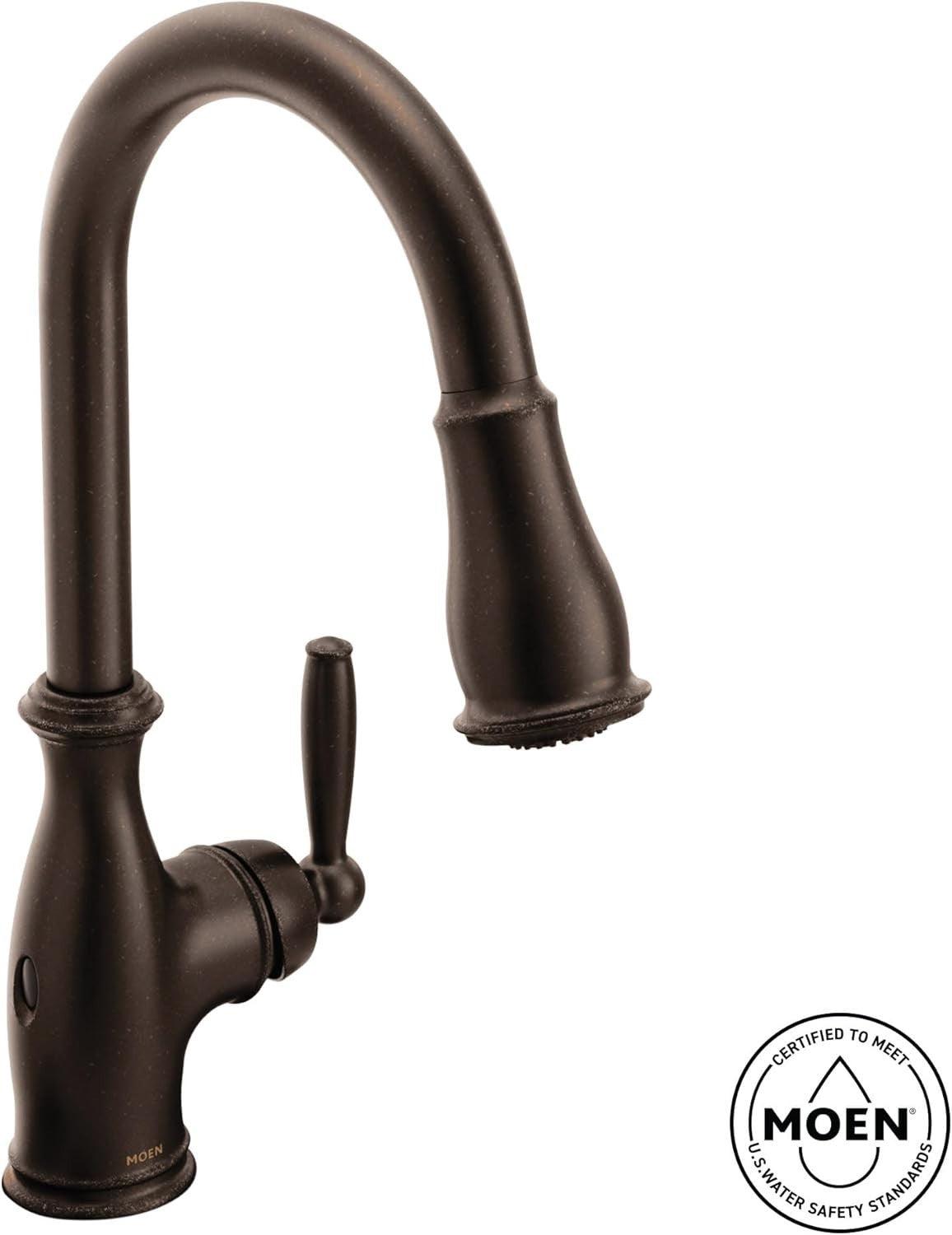 Moen 7185EWORB Brantford Kitchen Faucet Oil Rubbed Bronze MotionSense Wave New