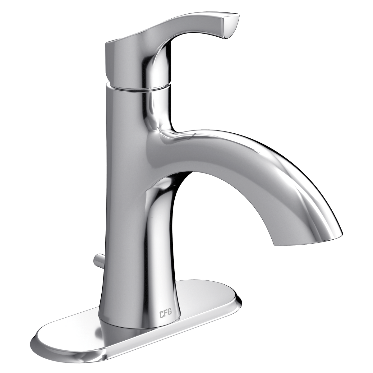 Moen 58910 Ash Chrome One-Handle Low Arc Bathroom Faucet
