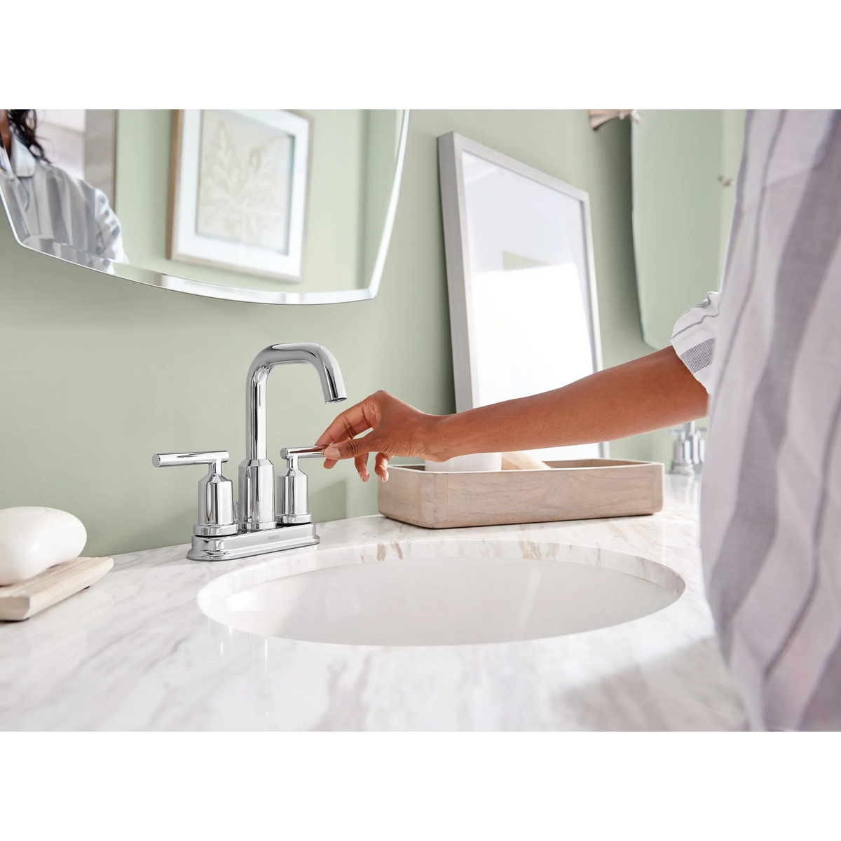 Moen 6150BZG Bathroom Faucets Bronzed Gold — view 6