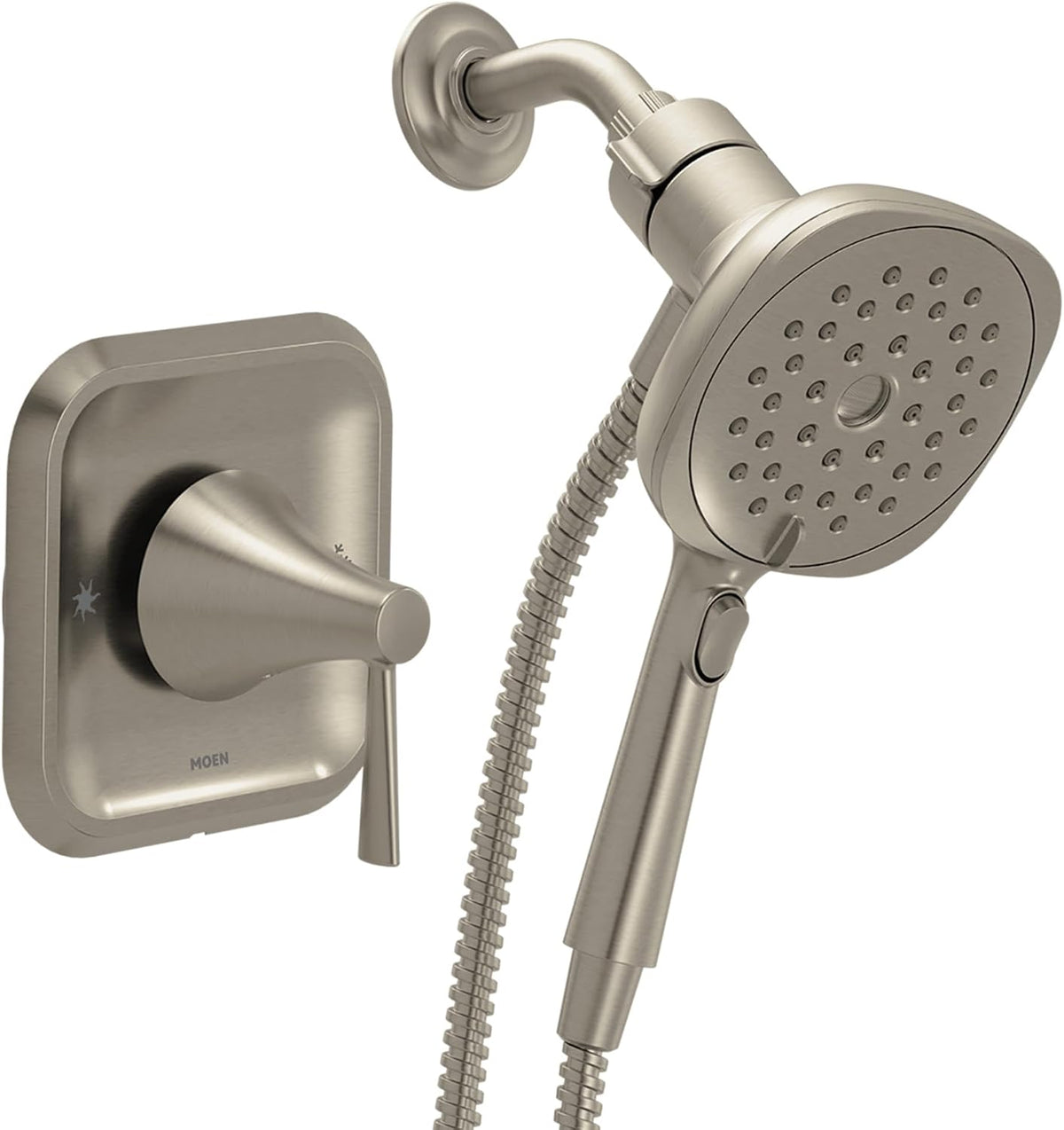 Moen 82023SRN Ronan Spot Resist Brushed Nickel Posi-Temp Shower Only Faucet — view 3