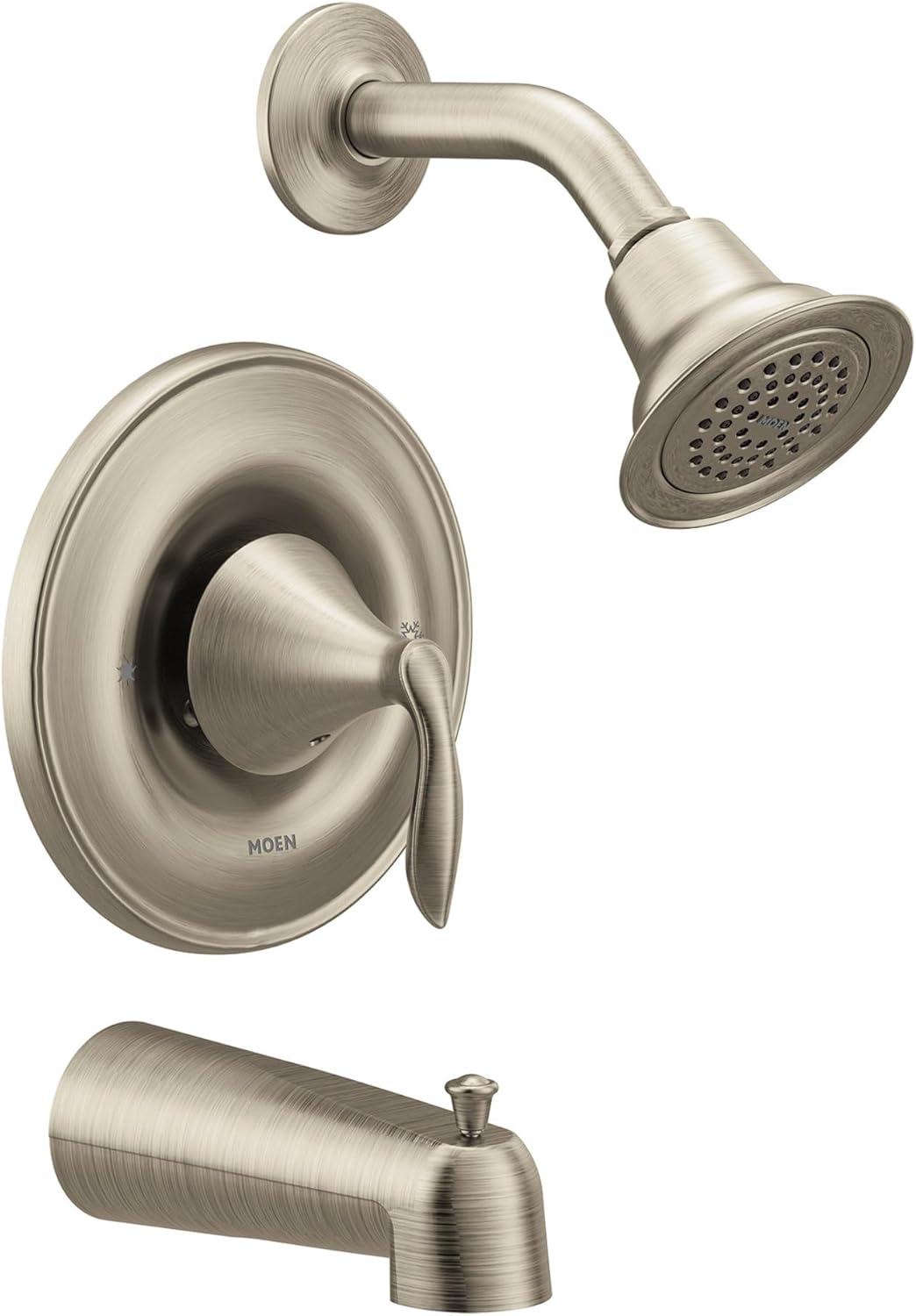 Moen T2133EPBN Eva Brushed Nickel Posi-Temp Eco-Performance Tub/Shower — view 4
