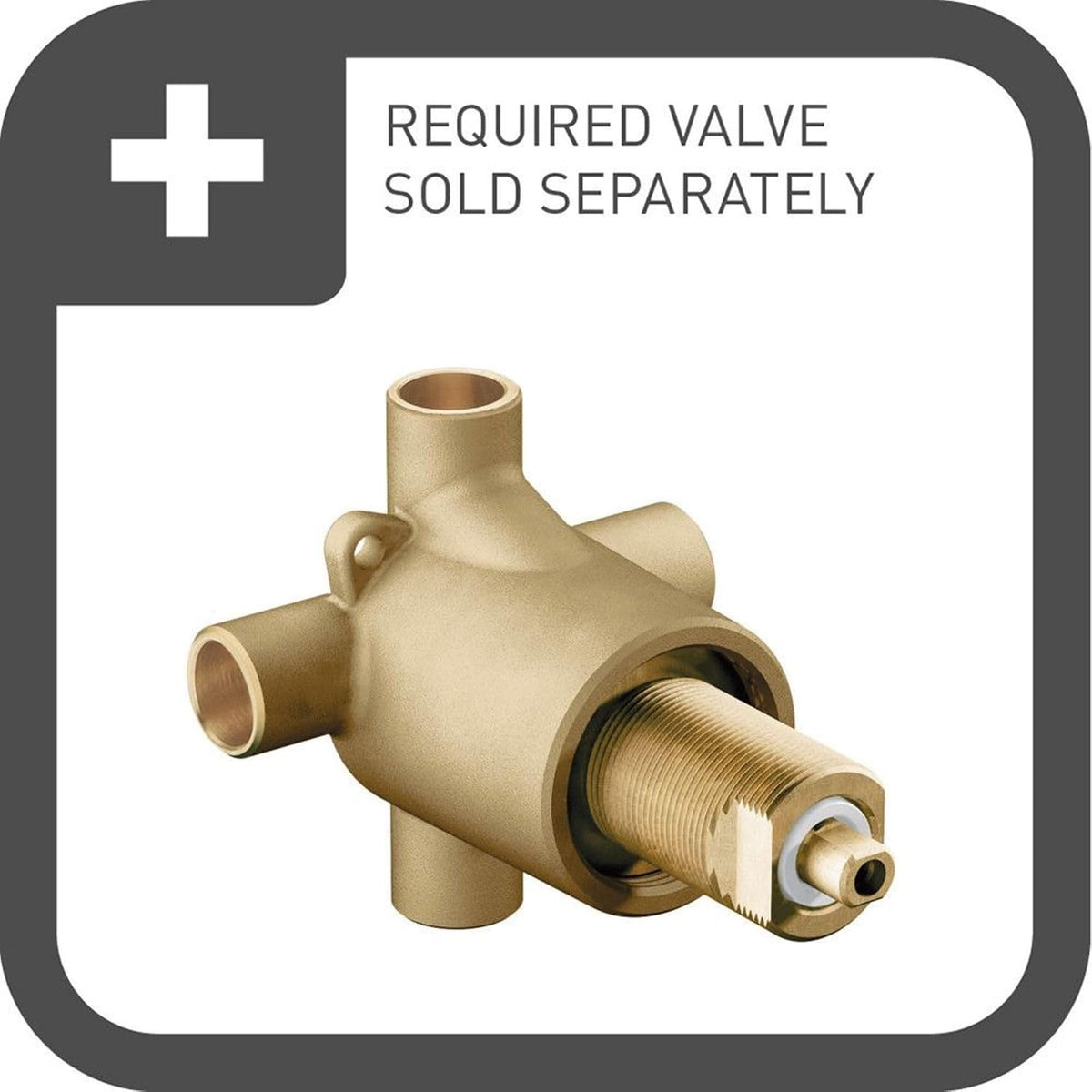 Moen 3360 Commercial Three-Function 1/2" Transfer Valve — view 3