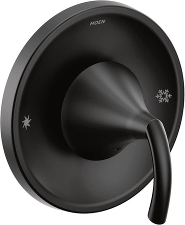 Moen T2741BL Glyde Matte black Posi-Temp valve trim — view 2