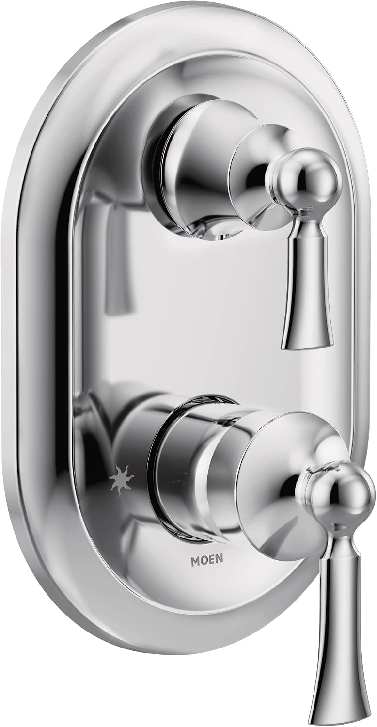 Moen UT5500 Wynford Chrome M-CORE 3-Series With Integrated Transfer Valve Trim — view 3