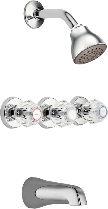 Moen 2995EP Chateau Chrome Standard Eco-Performance Tub/Shower — view 2