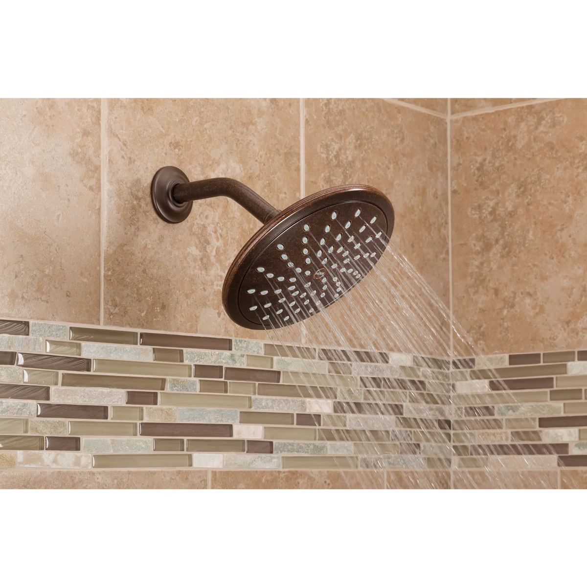 Moen 6345ORB One-Function 8" Diameter Spray Head Standard Oil Rubbed Bronze