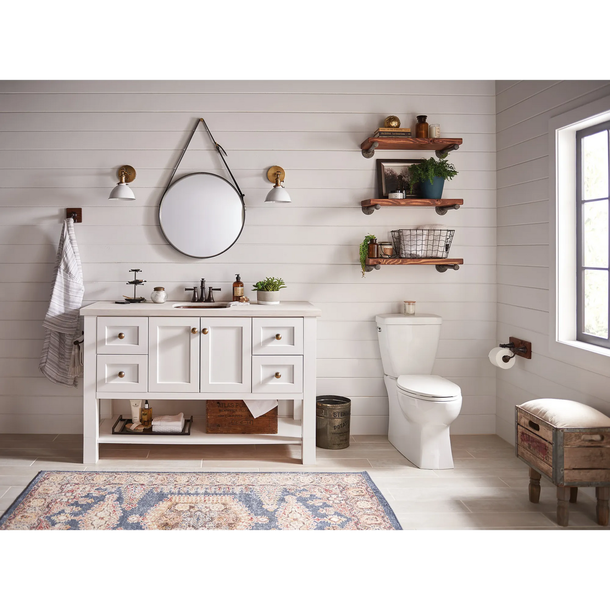 Moen 6401ORB Belfield Oil Rubbed Bronze Two-Handle High Arc Bathroom Faucet