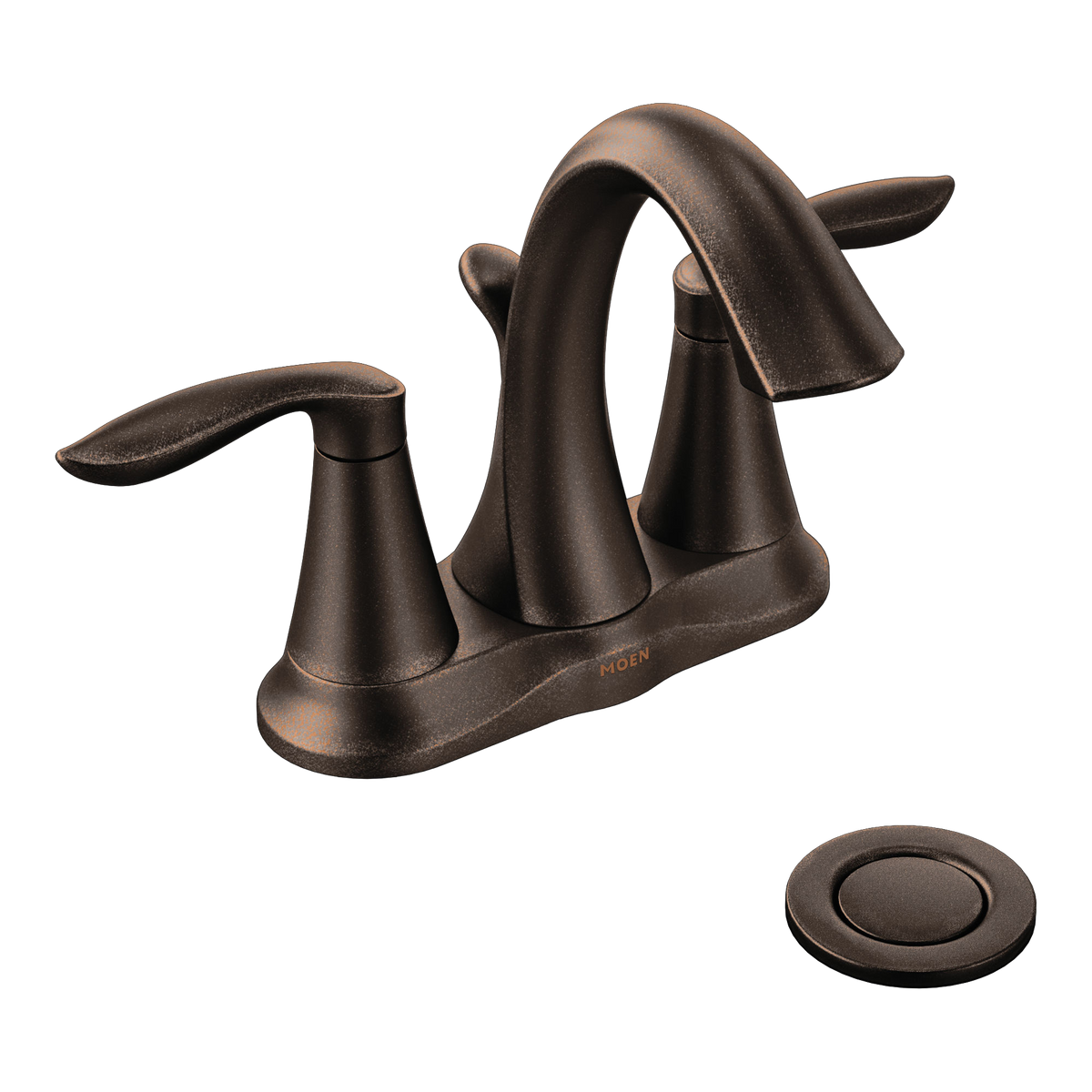 Moen 6410ORB Eva Oil Rubbed Bronze Two-Handle High Arc Bathroom Faucet