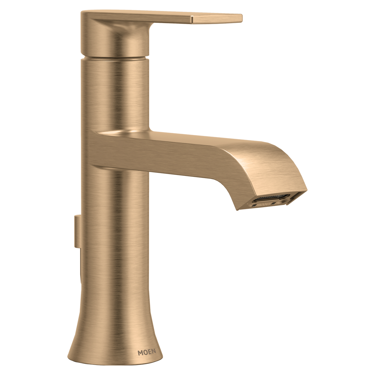 Moen 6706BZG Genta Bronzed Gold LX One-Handle High Arc Bathroom Faucet