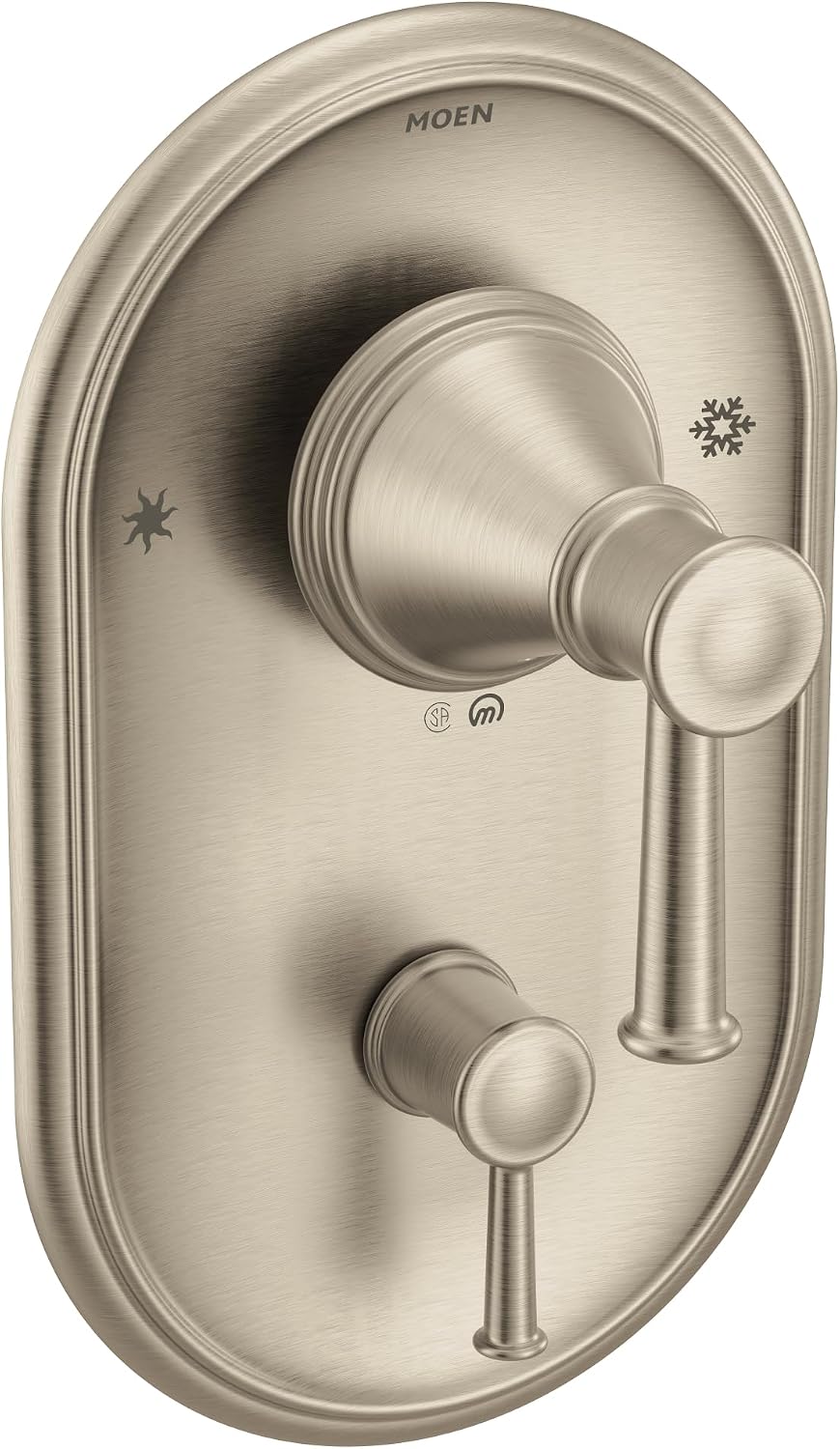 Moen T2310BN Belfield Brushed Nickel Posi-Temp with Diverter Valve Trim — view 2