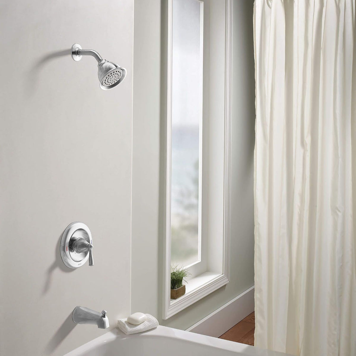 Moen 82910 Banbury Chrome Posi-Temp Tub/Shower — view 5