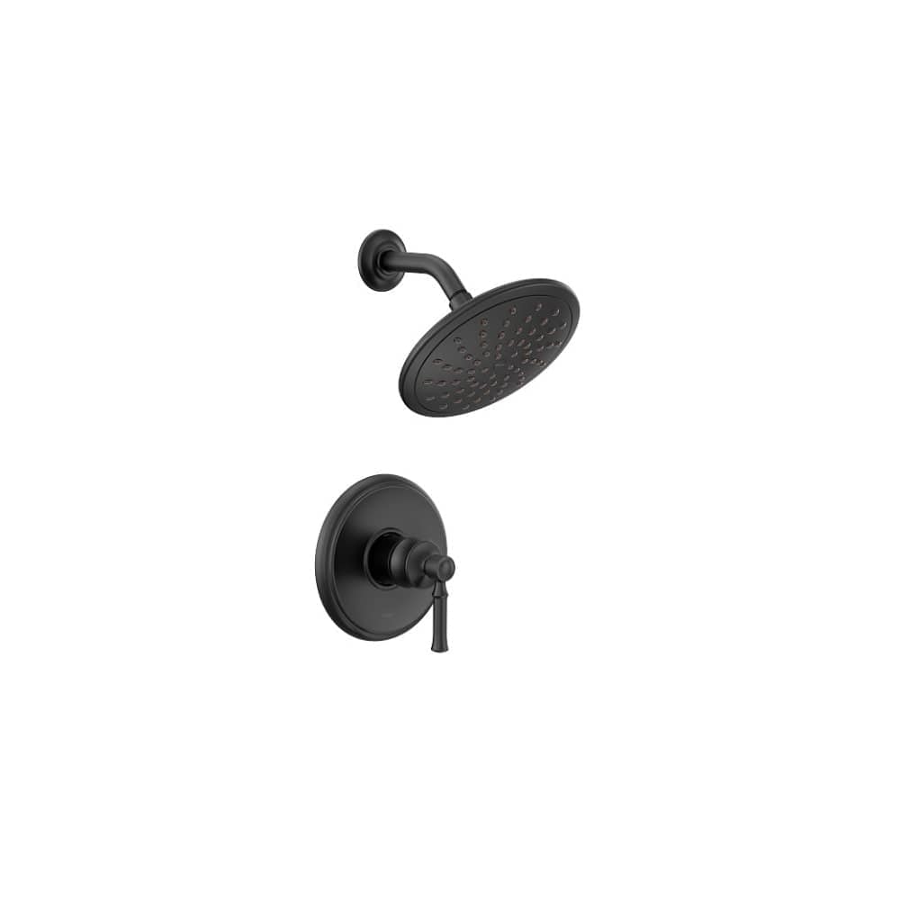 Moen UT2282EPBL Dartmoor M-CORE 2-Series Shower Faucet Trim Matte Black Eco-Performance