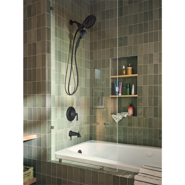Moen 82137BL Graeden Matte Black Posi-Temp Tub/Shower