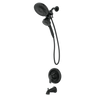 Moen 82137BL Graeden Matte Black Posi-Temp Tub/Shower